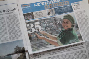 Le supplément Impact Journalism Day du Figaro. Crédits photo : Laurianne Ploix